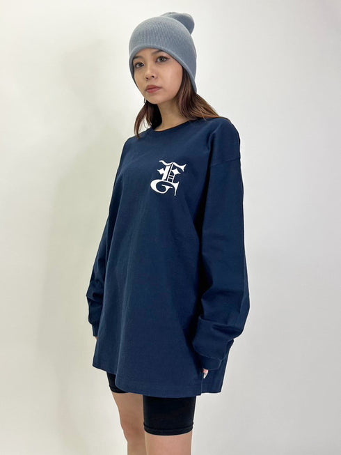BIG EG刺繍ユニセックスロンT